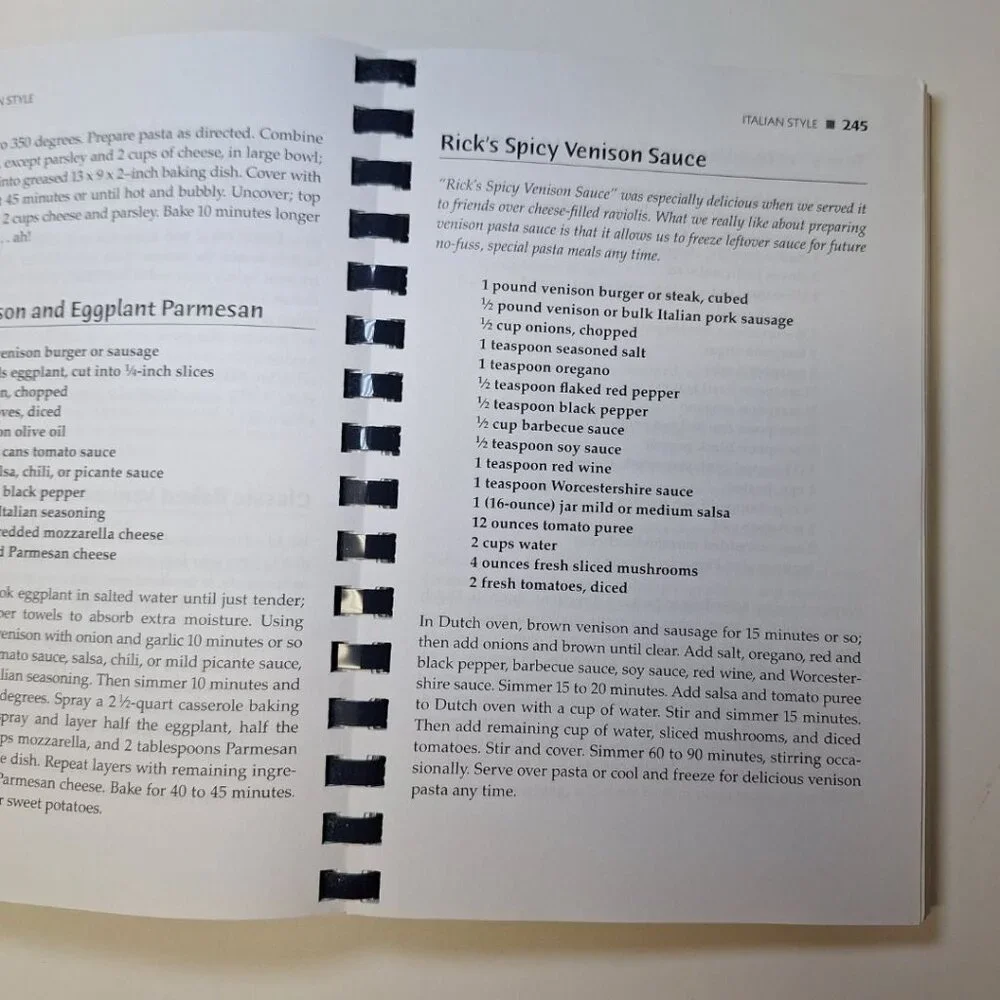 Quality Venison Cookbook Deer‎ Recipes Loder 2008 Hunter Grilling Crockpot Guide